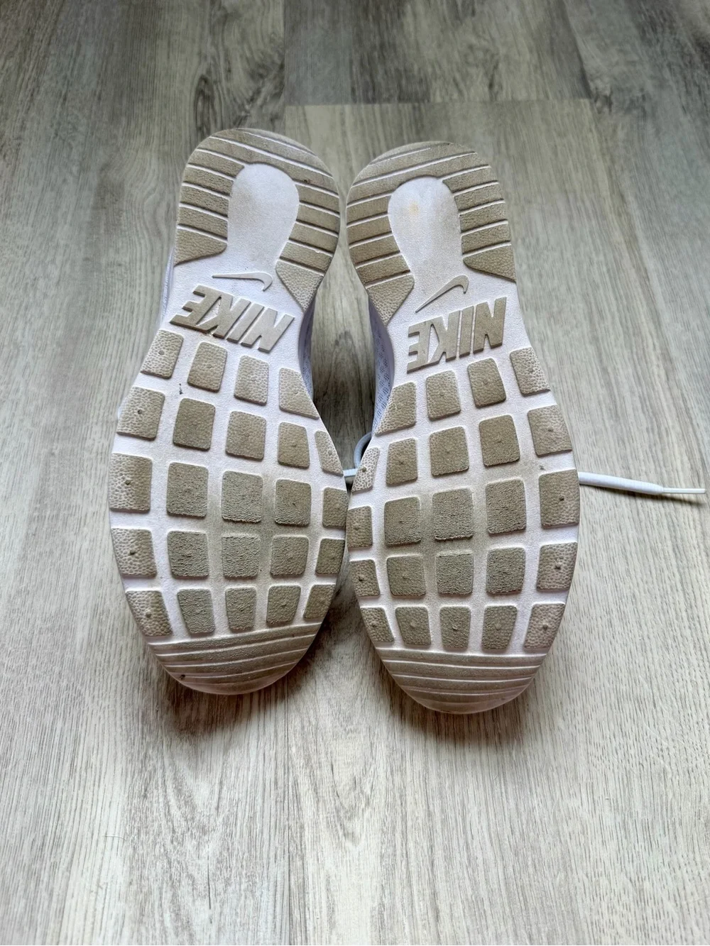 Nike - Women’s White Mesh Lace-Up Sneakers - size 7.5